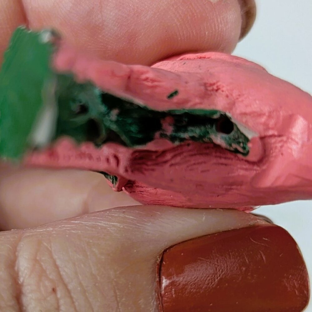 Vintage Pink Flamingo Beads - Picture 4 of 6